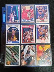lot 95 image: Dennis Rodman Cards