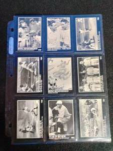 lot 105 image: 9 Babe Ruth Cards