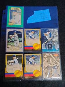 lot 109 image: 7 Lou Gehrig Cards