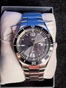 lot 5 image: Timex Mens Solar Premium Dress 43mm Watch
