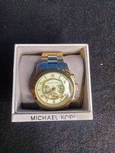 lot 10 image: Michael Kors Mens Chronograph Watch