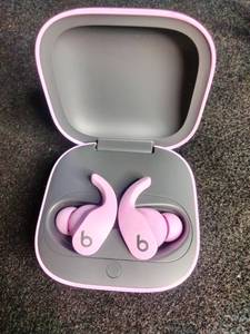 lot 18 image: Beats by Dr. Dre Beats Fit Pro True Wireless Noise-Cancelling Earbuds - Stone Purple