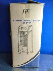 lot 155 image: SPT Portable Evaporative Air Cooler with 3D Honeycomb Cooling Pad