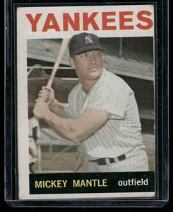 Mickey Mantle 1964 Topps #50 Vintage Baseball Card