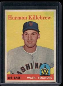 Harmon Killebrew 1958 Topps #288 Vintage Minnesota Twins Baseball Card