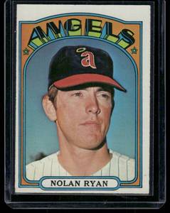 lot 8 image: Nolan Ryan 1972 Topps #595 Vintage Baseball Card