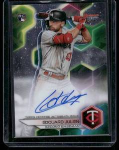 lot 19 image: Edouard Julien Auto RC 2023 Bowmans Best #B23-EJ Rookie Minnesota Twins Baseball Card
