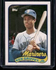 lot 63 image: Ken Griffey Jr. RC 1989 Topps Traded #41T Rookie Baseball Card