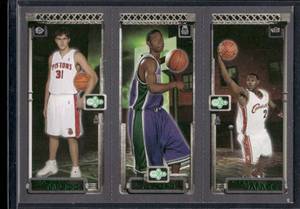 lot 65 image: LeBron James RC 2004 Topps M3 #111 Rookie Basketball Card