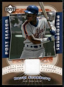 lot 82 image: Darryl Strawberry Game-Used Pants Relic 2005 Upper Deck Post Season Performers #PP-DS Baseball Card