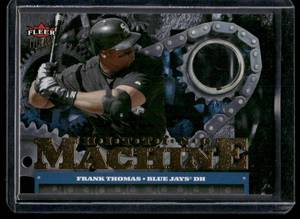 lot 102 image: Frank Thomas Game-Used Relic 2007 Fleer Ultra Hitting Machine #HM-FT Baseball Card