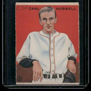 lot 113 image: 1933 Goudey Carl Hubbell #234 Vintage Baseball Card