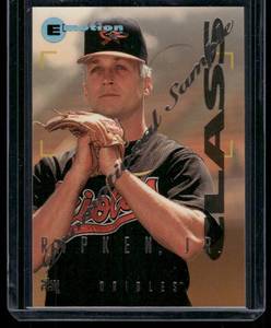 lot 145 image: Cal Ripken Jr Promotional Sample 1995 Skybox Emption #8 Baseball Card