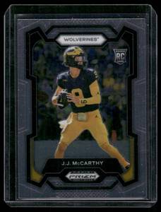 lot 146 image: JJ McCarthy RC 2024 Prizm Draft Picks #132 Rookie Minnesota Vikings Football Card