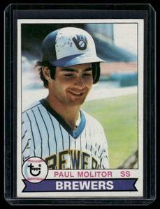 lot 163 image: Paul Molitor 1979 Topps #24 Vintage Baseball Card