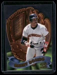lot 171 image: Barry Bonds Die Cut 1998 Pacific Paramount #15 Baseball Card