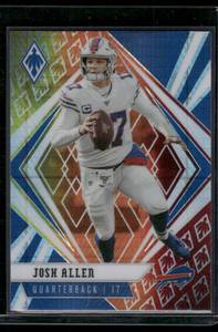 lot 191 image: Josh Allen Fireburst Refractor 2020 Phoenix #86 Football Card