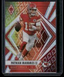 lot 209 image: Patrick Mahomes Starburst Refractor 2020 Phoenix #45 Football Card