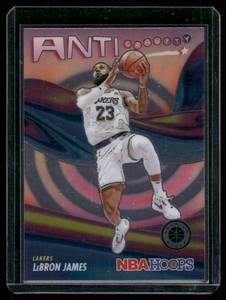 lot 231 image: LeBron James 2023-23 Hoops Premium Stock Anti Gravity Insert #2 Basketball Card