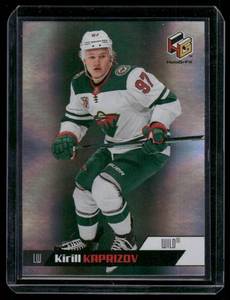 lot 233 image: Kirill Kaprizov RC Foil 2020-21 Upper Deck HoloGrRX #HG-1 Rookie Minnesota Wild Hockey Card