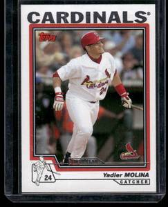 lot 240 image: Yadier Molina RC 2003 Topps #324 Rookie Baseball Card