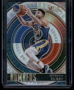 lot 272 image: Steph Curry Silver Holo Prizm 2020-21 Select Numbers #30 Basketball Card
