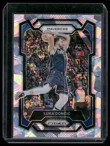 lot 282 image: Luka Doncic Cracked Ice Prizm 2023-24 #110 Basketball Card