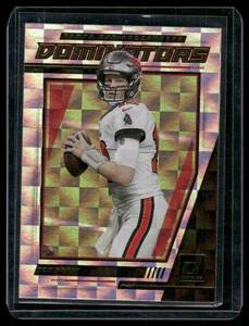 lot 308 image: Tom Brady Dominators Insert 2021 Donruss #D31 Football Card