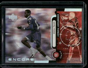 lot 314 image: Randy Moss RC 1999 Upper Deck Encore Constant Threat #CT3 Rookie Minnesota Vikings Football Card