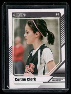lot 197 image: Caitlin Clark RC 2024 Panini #17 Rookie Basketball Card
