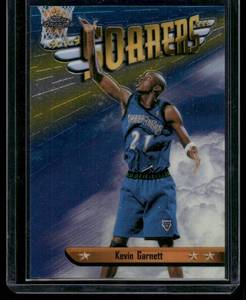 lot 276 image: Kevin Garnett 1999 Topps Chrome Insert Soarers #SB12 Minnesota Timberwolves Basketball Card