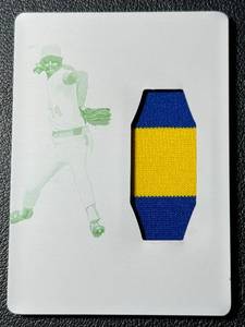 lot 77 image: Rollie Fingers Relic Printing Plate 2019 National Treasures #RM-RF Baseball Card