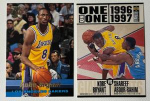 lot 179 image: Kobe Bryant 2 RC Basketball Rookie Card Lot
