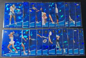 lot 181 image: 2021 Topps Chrome Tennis 20 Card Sapphire Lot