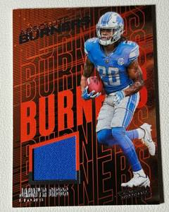lot 247 image: Jahmyr Gibbs Relic RC 2023 Absolute Afterburners #AB-13 Rookie Football Card