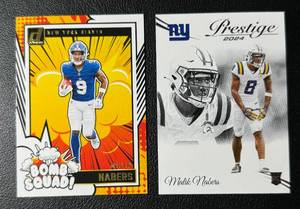 lot 255 image: Malik Nabers 2 RC Football Rookie Lot