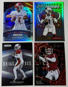 lot 275 image: Kyler Murray 4 Card Football Lot