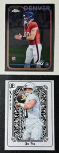 lot 277 image: Bo Nix 2 RC Lot Rookie Football Cards