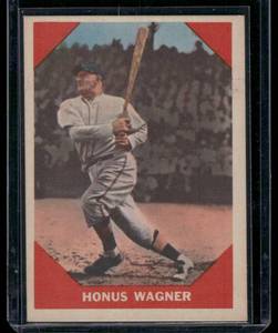 lot 29A image: Honus Wagner 1960 Fleer #61 Vintage Baseball Card