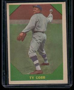 lot 33A image: Ty Cobb 1960 Fleer #42 Vintage Baseball Card