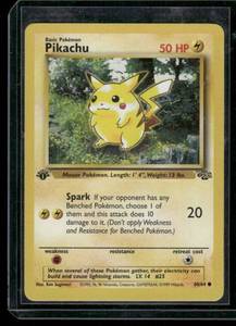 lot 42A image: Pikachu Pokmon Trading Card 1st Edition