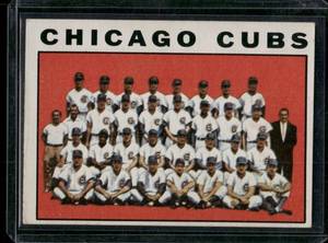 lot 56A image: 1964 Chicago Cubs Team Card #237 Vintage Baseball