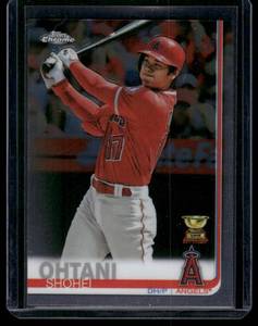 lot 58A image: Shohei Ohtani Rookie Cup 2nd Year 2019 Topps Chrome #1 Baseball Card