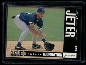 lot 255A image: Derek Jeter RC 1994 Upper Deck Future Foundation #644 Rookie Baseball Card