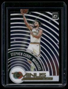 lot 257A image: Steph Curry T-Minus Insert 2020-21 Donruss Optic #1 Basketball Card