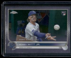 lot 258A image: Bobby Witt RC 2022 Topps Chrome Rookie Deput #USC176 Baseball Card