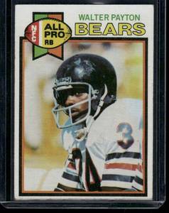 lot 261A image: Walter Payton 1979 Topps #480 Vintage Football Card