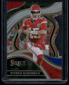 lot 262A image: Patrick Mahomes Die CutClub level Prizm 2023 Select #226 Football Card