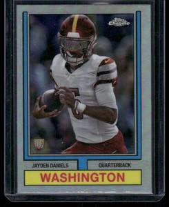 lot 278A image: Jayden Daniels RC 2024 Topps Chrome #74TF-2 Rookie Football Card