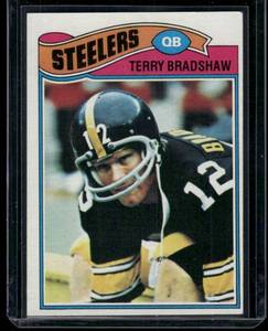lot 292A image: Terry Bradshaw 1977 Topps #245 Vintage Football Card